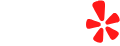 Yelp logo with red asterisk